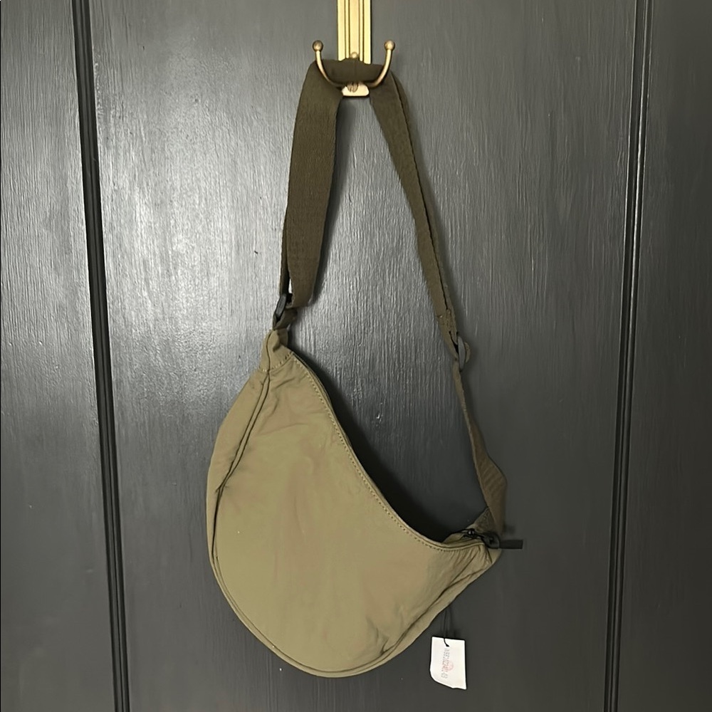 Olive Green Men's Sling Bag